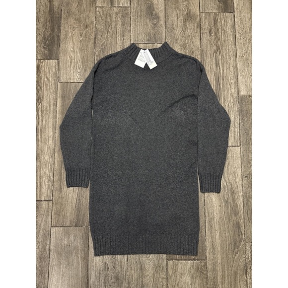BP Sweater Dress NWT Women's XXS Gray Charcoal Mock Neck Knit Nordstrom Soft